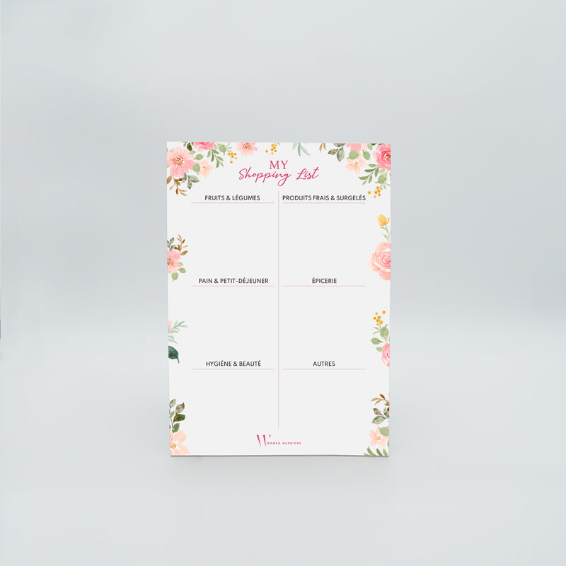Shopping List Floral Bliss