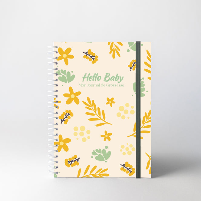 Carnet de Grossesse - Hello Baby Orange Garden