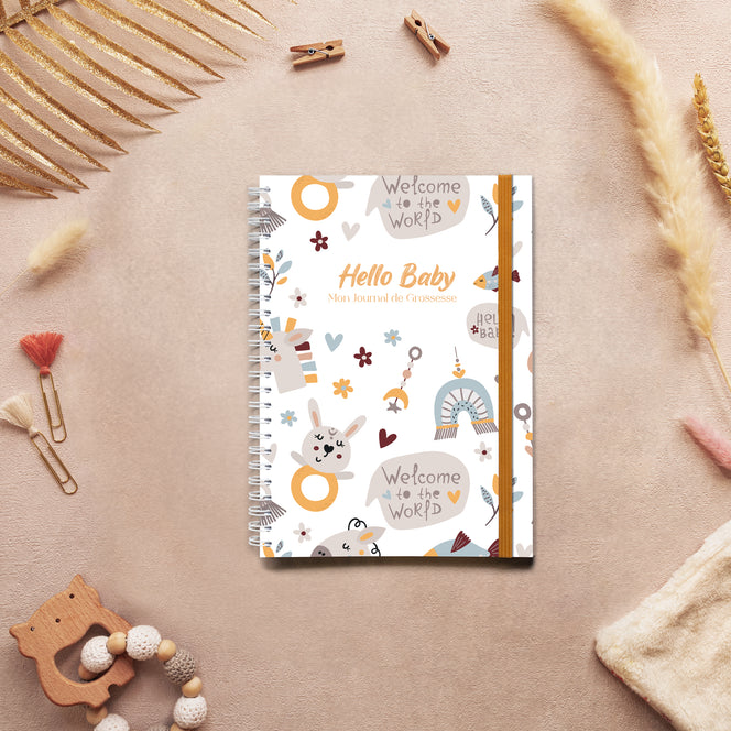Carnet de Grossesse - Hello Baby Welcome