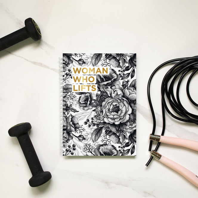 Woman Who Lifts - Pivoines Black