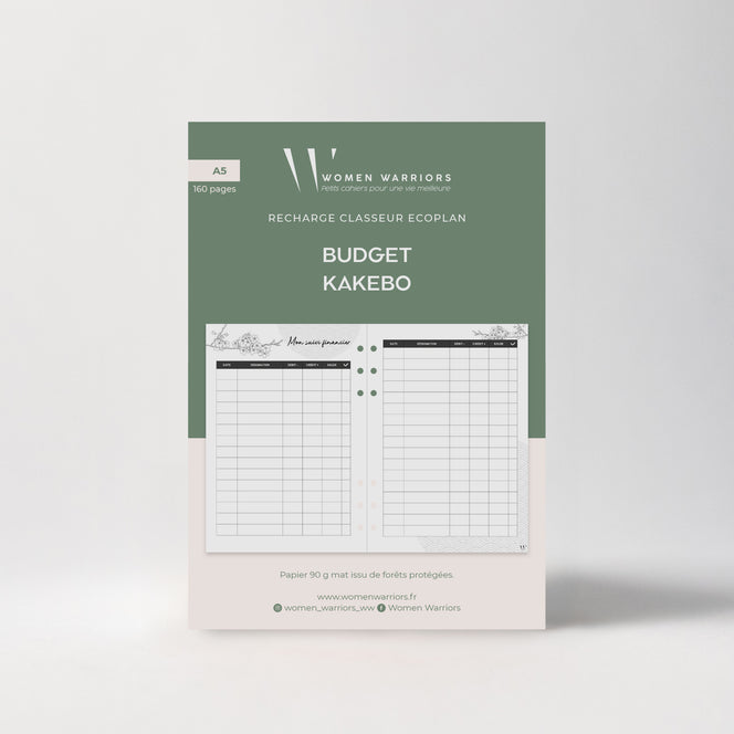 Recharge A5 Budget Kakebo • 160 pages