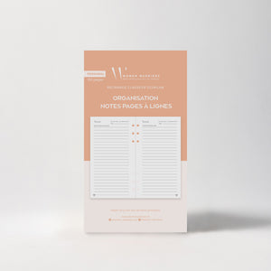 Recharge Personal Notes • Pages à lignes • 150 pages