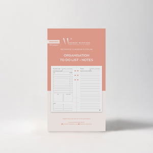 Recharge Personal To Do List + Notes • 150 pages