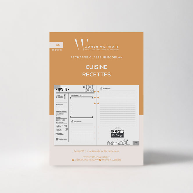 Recharge A5 Cuisine • 186 pages