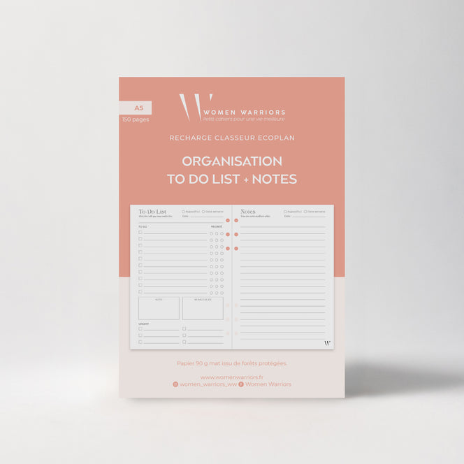 Recharge A5 To Do List + Notes • 150 pages