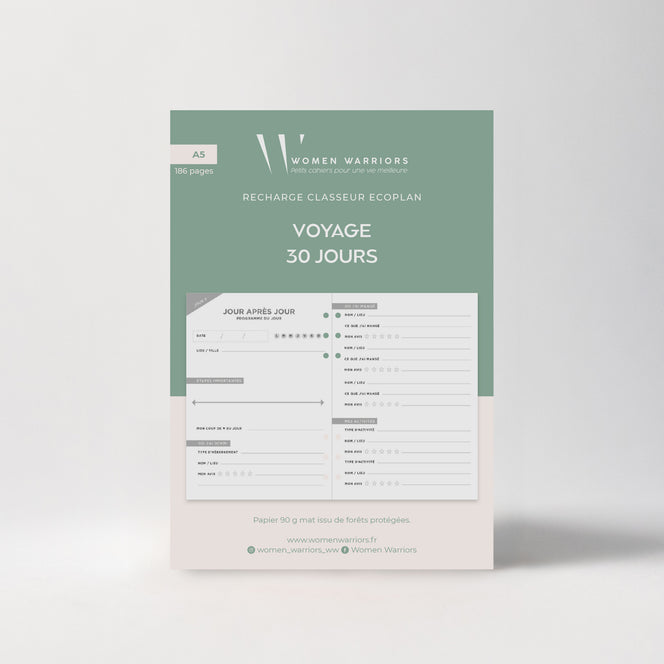 Recharge Voyage 30 jours • 186 pages