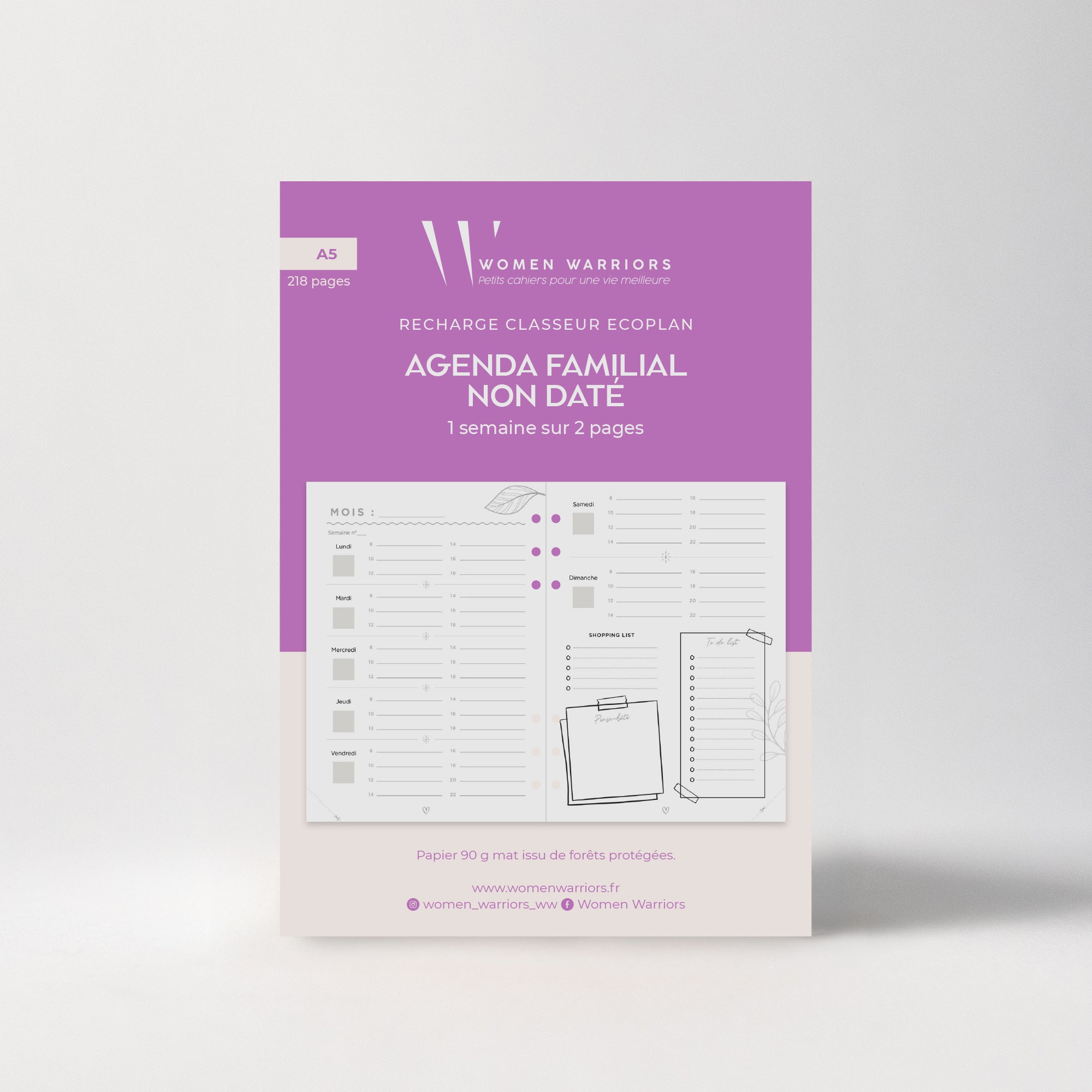 Recharge Agenda Family Non Daté • 218 pages