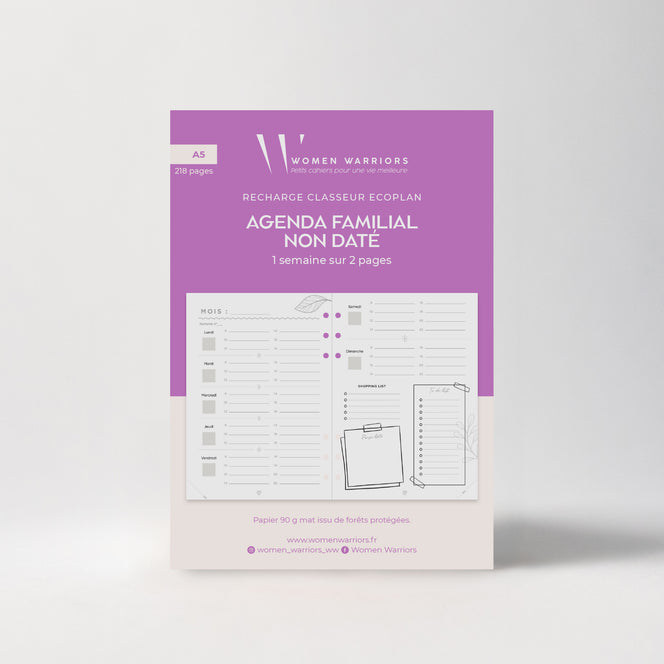 Recharge Agenda Family Non Daté • 218 pages