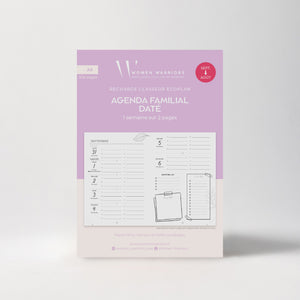 Recharge Agenda Family Sept. 26>Août 27 • 206 pages