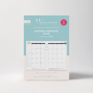 Recharge Agenda Mensuel Sept. 26>Août 27 • 198 pages