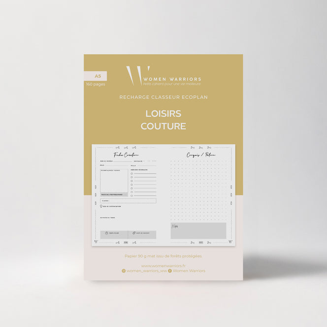 Recharges pour Classeur EcoPlan - Couture