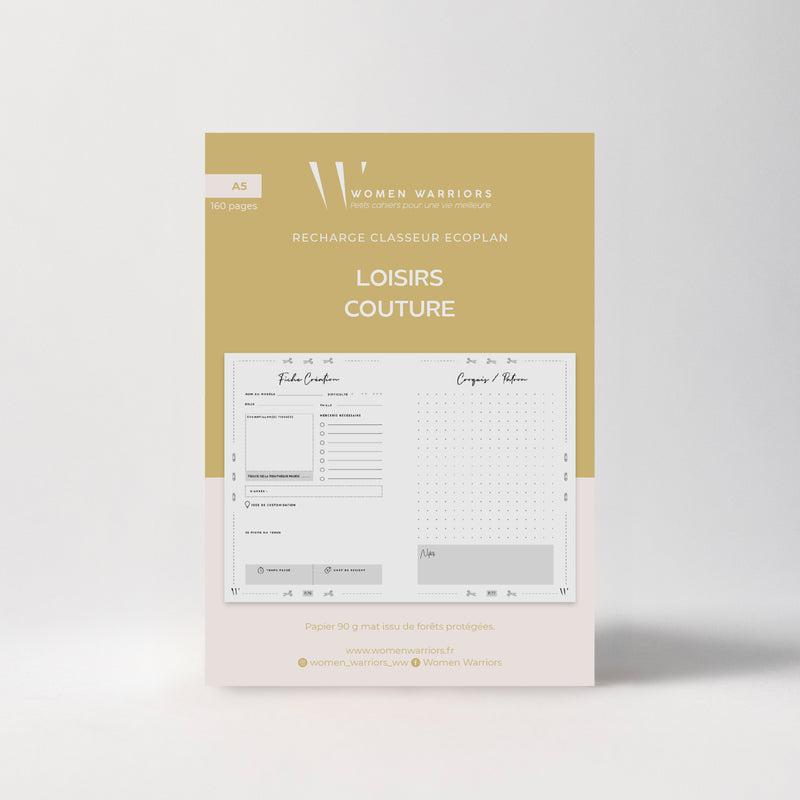 Recharges pour Classeur EcoPlan - Couture