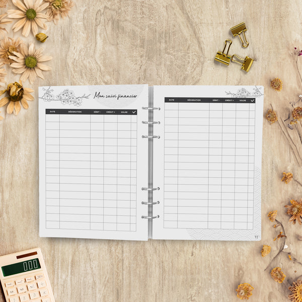 Recharges pour Classeur EcoPlan - Budget Kakebo