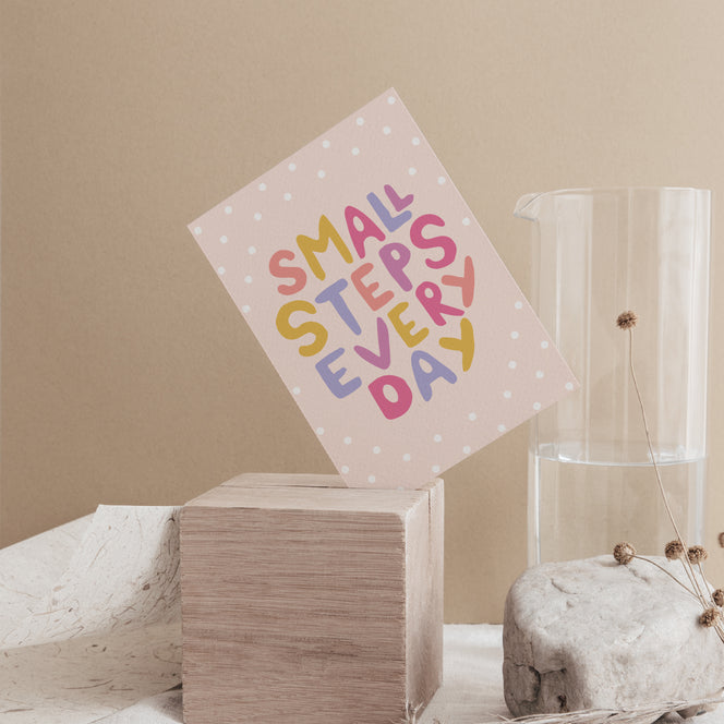 Carte Postale - Small Steps