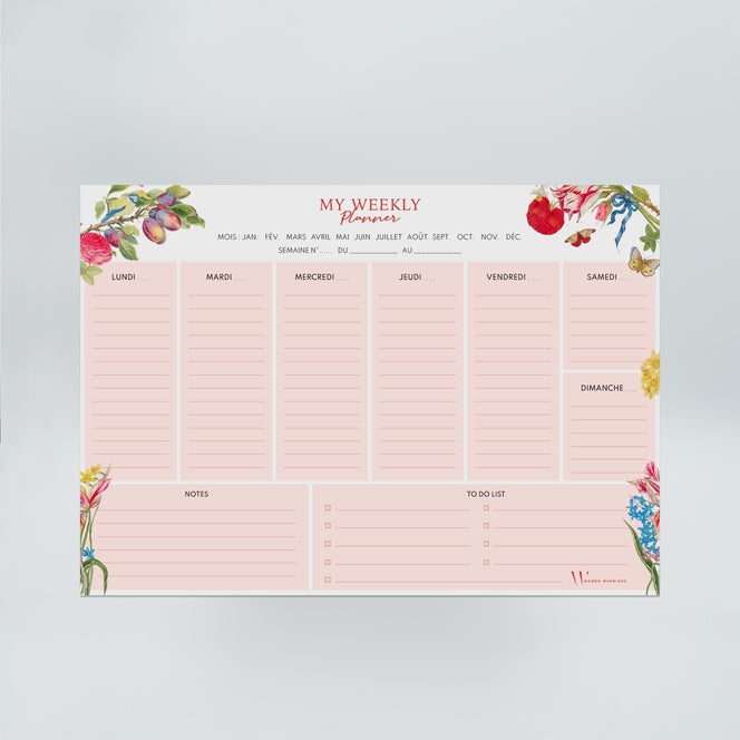 Bloc-Notes Weekly Planner Harmony