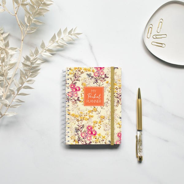 My Pocket Planner - Yellow Bloom