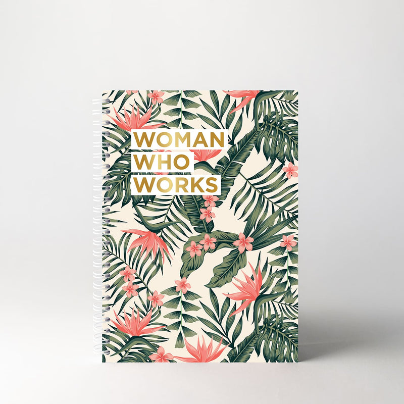 Woman Who Works - Pink Tropic