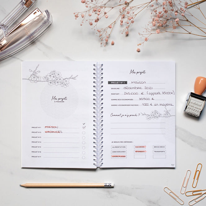 Carnet Budget - Kakebo Orchid