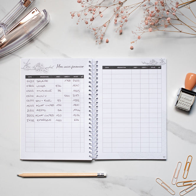 Carnet Budget - Kakebo Navy